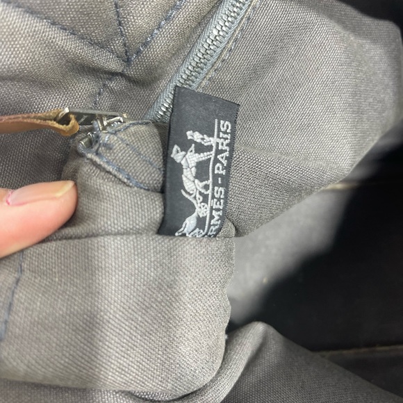 Hermes Canvas Tote Bag , PM size. Preloved. - Picture 8 of 16